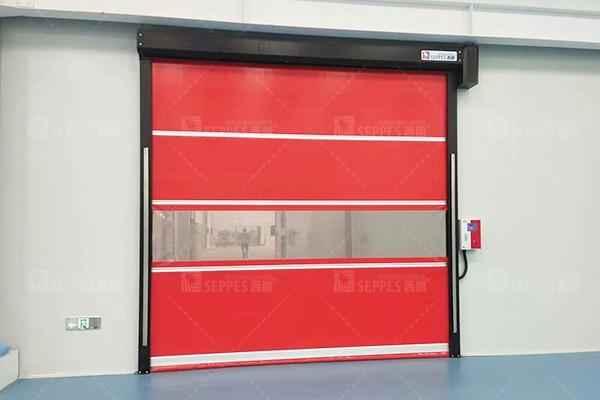 Which areas of the food factory can install fast doors