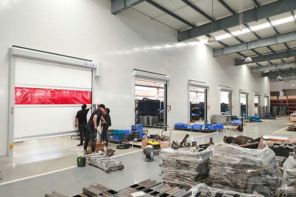 The role of roll fast doors installed in welding workshops