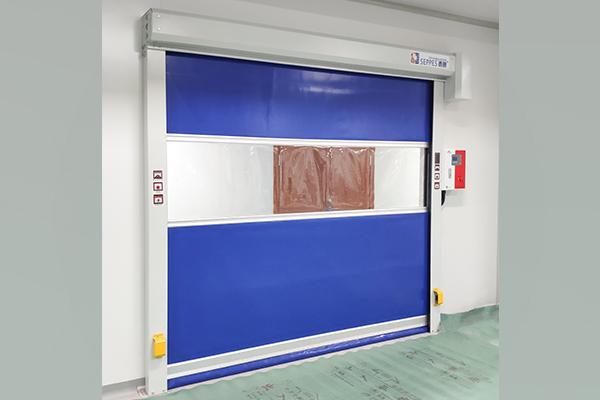 Security system for PVC high speed door