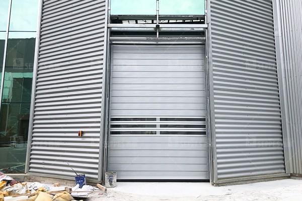 About the introduction of the high speed spiral door