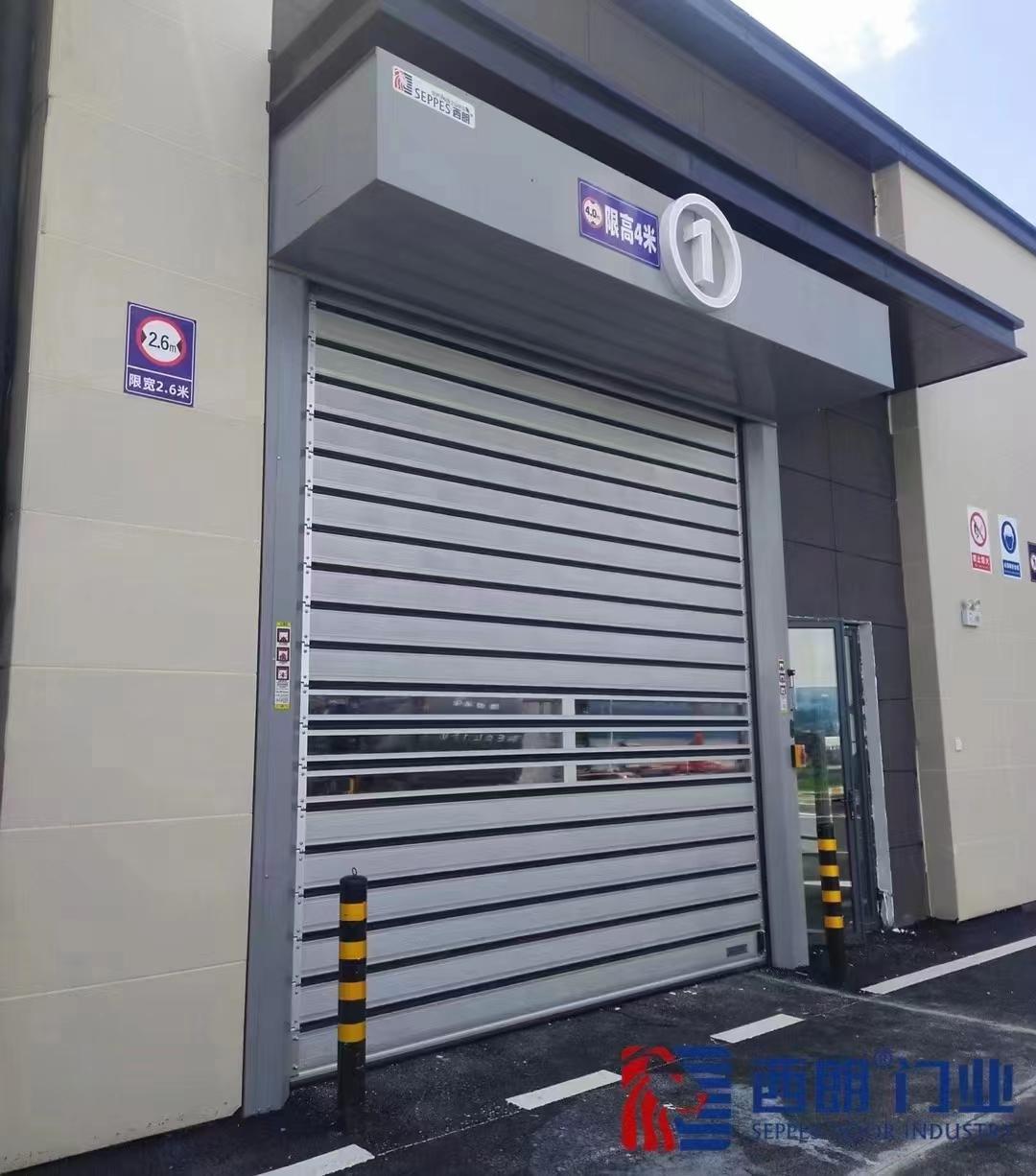 Advantages of installing hard and high speed spiral door in factories