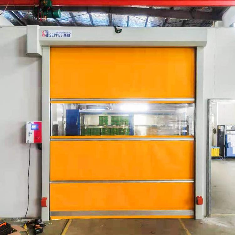 What are the advantages of installing high speed door in chemical plants
