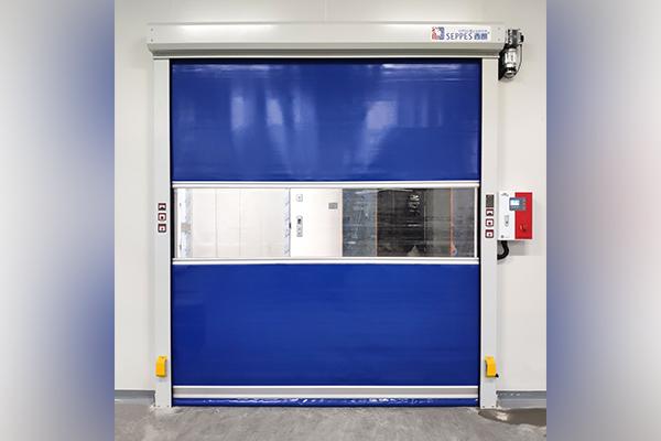 PVC high speed door with customizable induction opening method