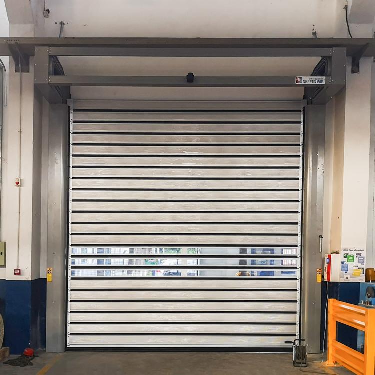 Advantages of installing high speed spiral door in a factory