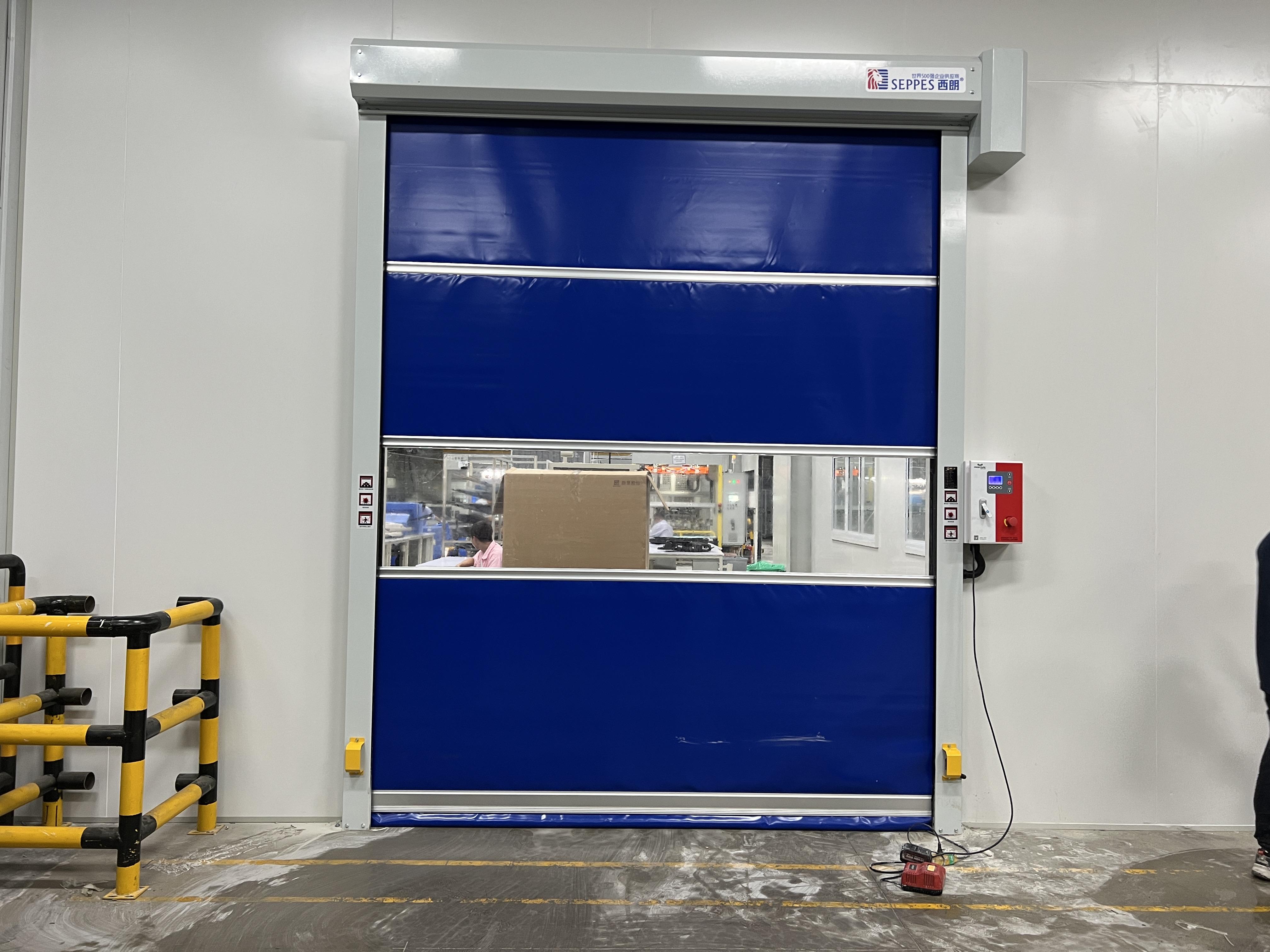 Application of high speed door in automated assembly lines