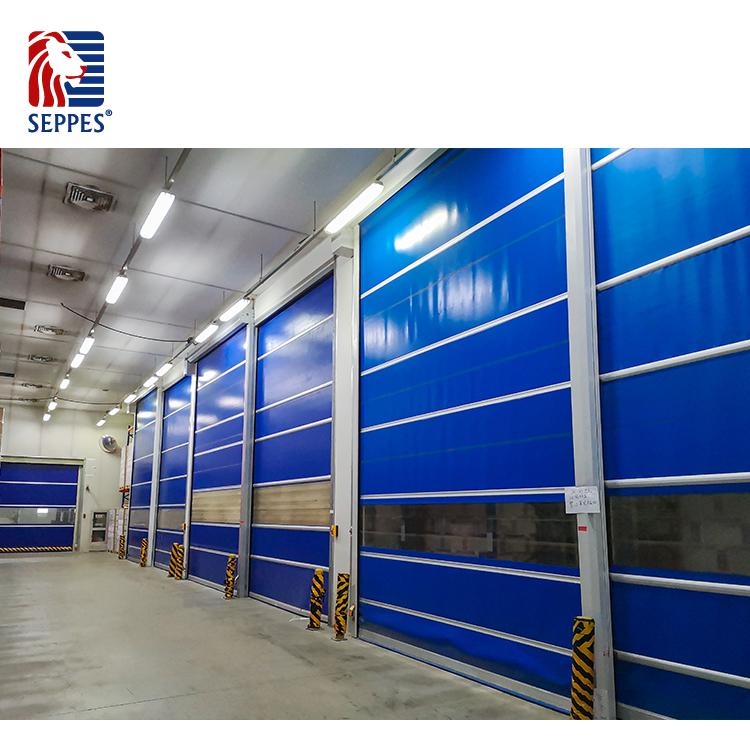 Use of zipper high speed door in fragrance factory