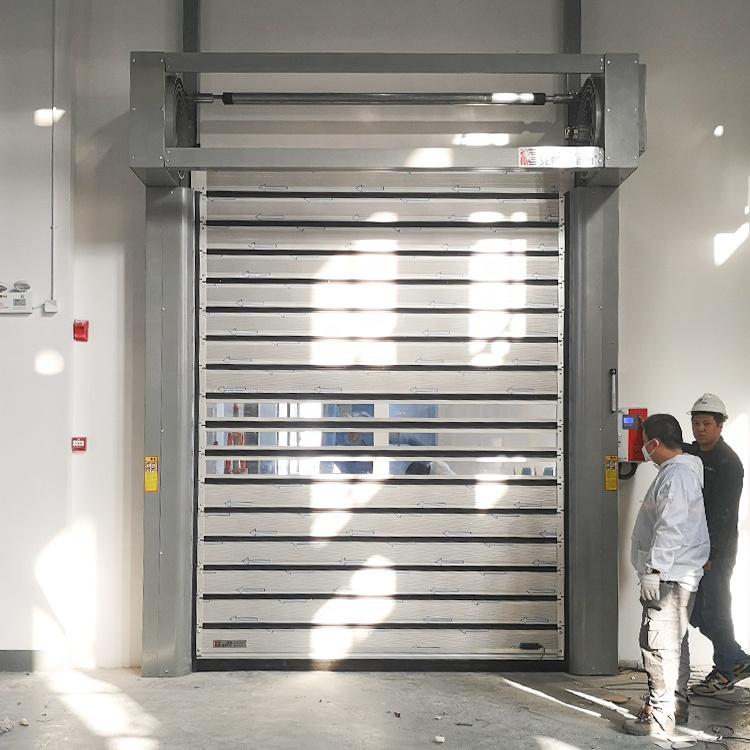 Turbo high speed spiral door : Turbocharged high speed spiral door