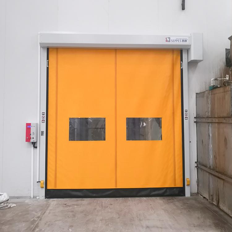 What are the advantages of high speed zipper doors?