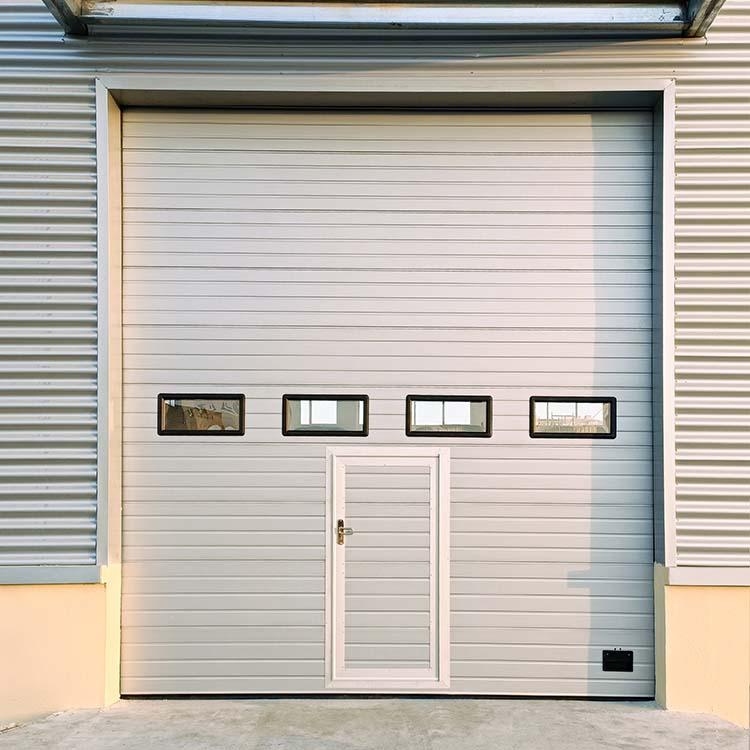 Why are sectional doors safe?