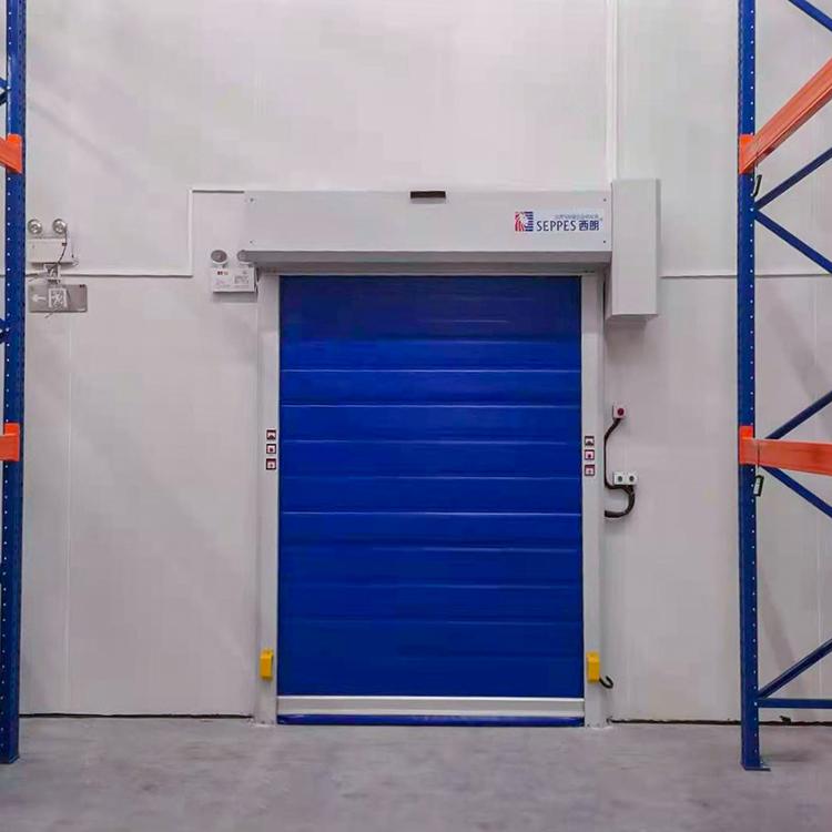 What are the benefits of high speed freezer doors for cold storage?