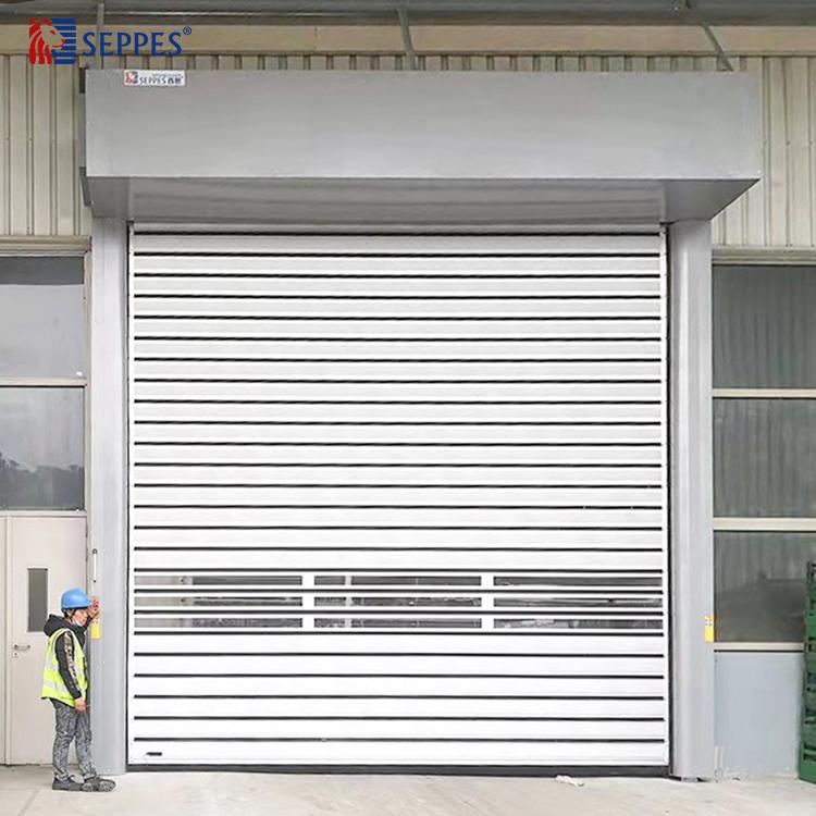 Suitable for parts processing plant corrosion and rust resistant high speed spiral door