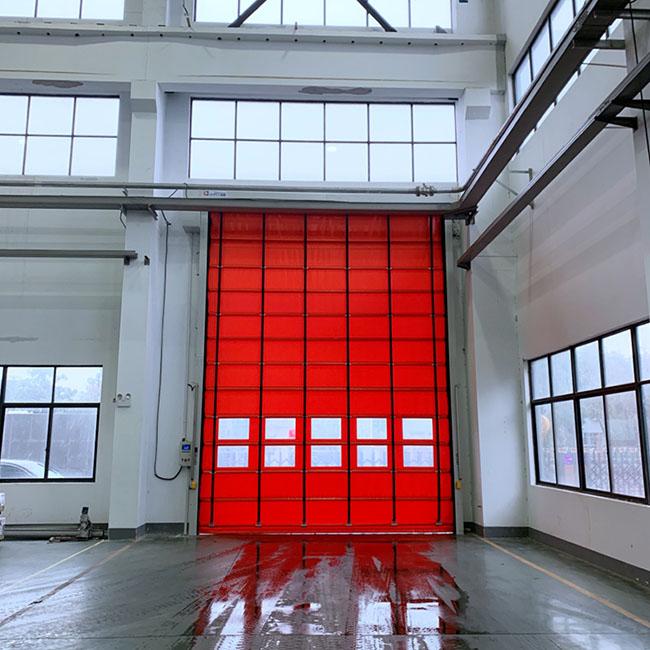 What is a stacking speed door?